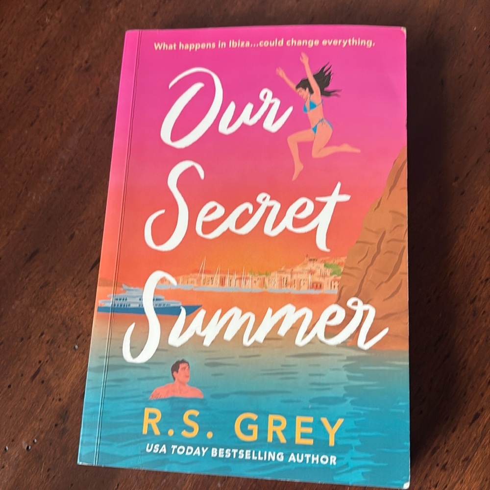 “Our Secret Summer” by R.S. grey paperback book used
